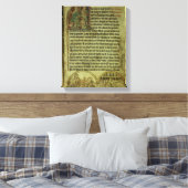 Jerome: Een arts die een patiënt bezoekt Canvas Afdruk (Insitu (Slaapkamer))