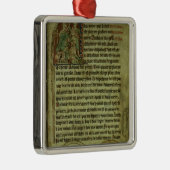 Jerome: Een arts die een patiënt bezoekt Metalen Ornament (Rechts)