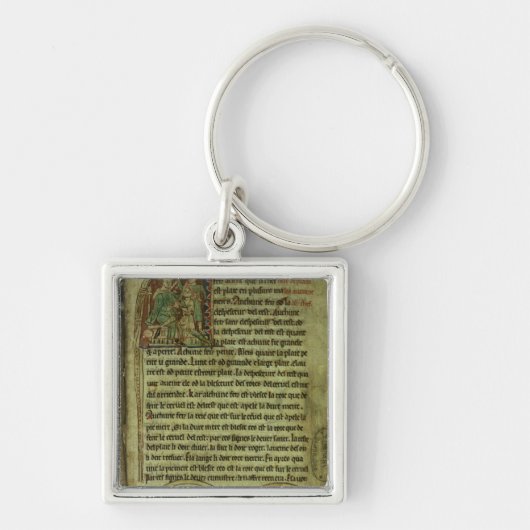 Jerome: Een arts die een patiënt bezoekt Sleutelhanger (Voorkant)