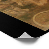 Jerome in de wilde natuur door Leonardo Da Vinci Poster (Hoek)