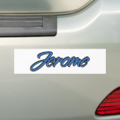 Jerome Name blue Aufkleber Sticker Autoaufkleber (Op auto)