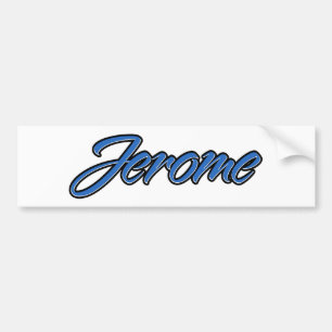 Jerome Name blue Aufkleber Sticker Autoaufkleber