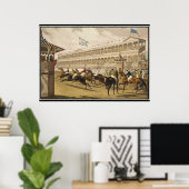 Jerome Park Race 1868 Vintage Poster (Thuiskantoor)