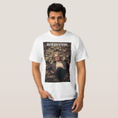 Jerome Powell: Brrrrrr - Kunstwerk op Wall Street T-shirt (Voorkant volledig)