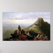 Jerome Thompson Belated Party Mansfield Mountain Poster (Voorkant)