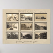 Jeromesville,  Briefkaart Ohio collage Poster (Voorkant)