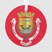 Jeronimos* Lissabon Portugal kerstversiering Ornament (achterkant)