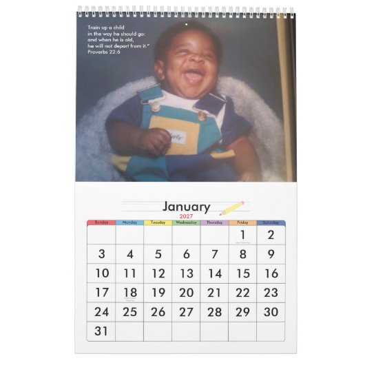 Jerrell Lyle 2011 Birthday Calendar Kalender (Jan 2027)