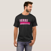 Jerri Name Personalized Retro  80s 90s Birt T-shirt (Voorkant volledig)