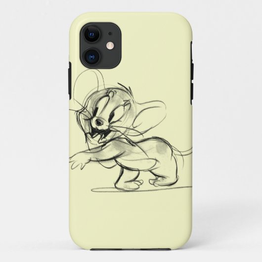 Jerry Bashful Sketch Case-Mate iPhone Case (Achterkant)