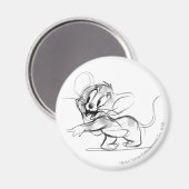 Jerry Bashful Sketch Magneet (Voorkant / Achterkant)