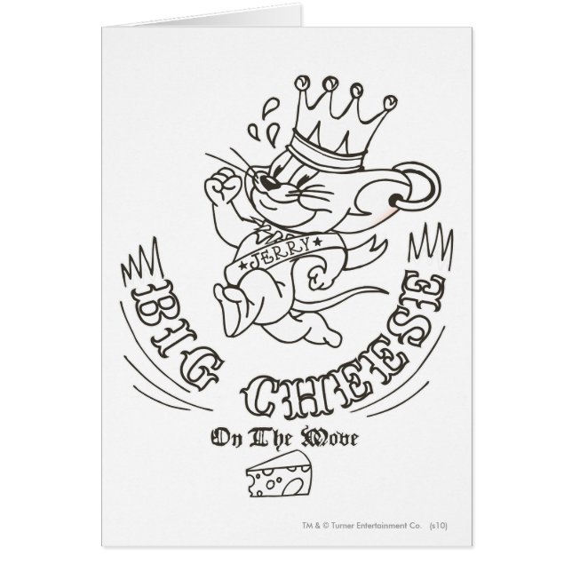 Jerry Big Cheese op de maan 1 (Voorkant)