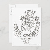 Jerry Big Cheese op de maan 1 Briefkaart (Voorkant / Achterkant)