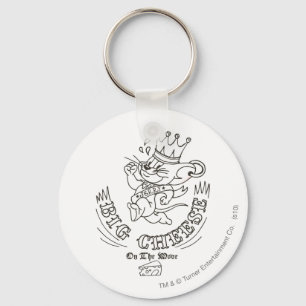 Jerry Big Cheese op de maan 1 Sleutelhanger
