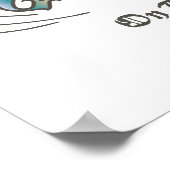 Jerry Big Cheese op de maan 2 Poster (Hoek)