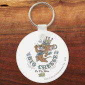 Jerry Big Cheese op de maan 2 Sleutelhanger (Voorkant)