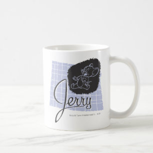 Jerry Black en Blue Script Koffiemok