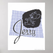 Jerry Black en Blue Script Poster (Voorkant)