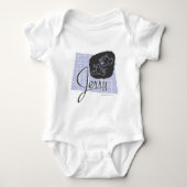 Jerry Black en Blue Script Romper (Voorkant)