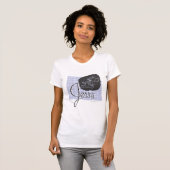 Jerry Black en Blue Script T-shirt (Voorkant volledig)