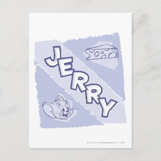 Jerry Blue Cheese Logo Briefkaart (Voorkant)