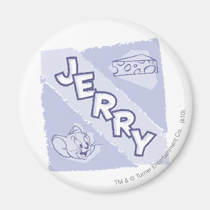 Jerry Blue Cheese Logo Magneet