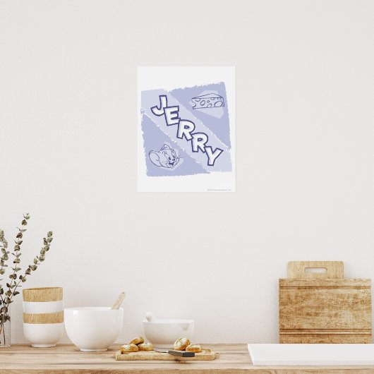 Jerry Blue Cheese Logo Poster (Keuken)
