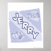 Jerry Blue Cheese Logo Poster (Voorkant)
