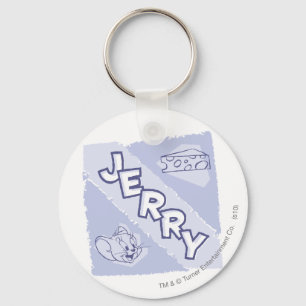 Jerry Blue Cheese Logo Sleutelhanger