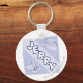 Jerry Blue Cheese Logo Sleutelhanger (Voorkant)