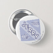 Jerry Blue Kaas Logo Ronde Button 5,7 Cm (Voorkant /achterkant)