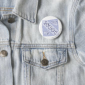 Jerry Blue Kaas Logo Ronde Button 5,7 Cm (In situ)