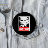 JERRY BROWN 2010 RONDE BUTTON 4,0 CM (In situ)