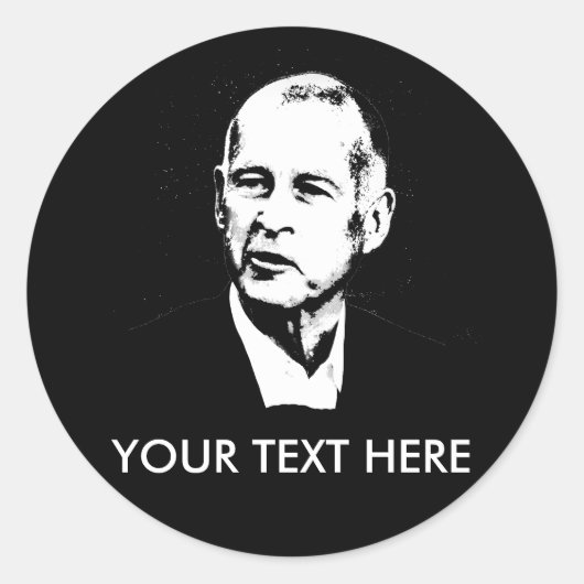 Jerry Brown 2010 Ronde Sticker (Voorkant)