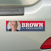 JERRY BROWN 2016 BUMPERSTICKER (Op auto)