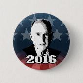 JERRY BROWN 2016 Candidate Ronde Button 5,7 Cm (Voorkant)