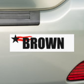 JERRY BROWN BUMPERSTICKER (Op auto)
