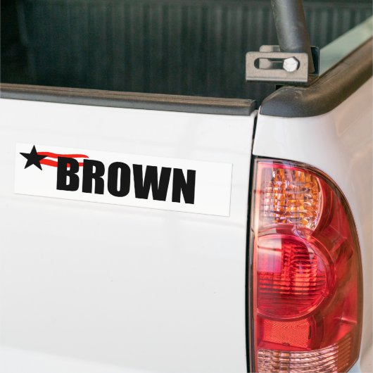 JERRY BROWN BUMPERSTICKER (Op Truck)