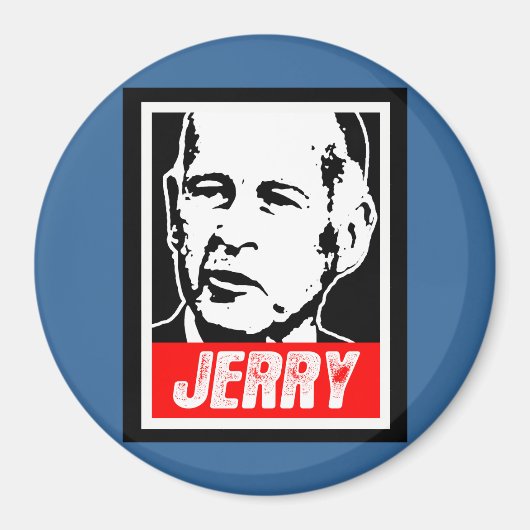 JERRY BROWN MAGNEET (Voorkant)