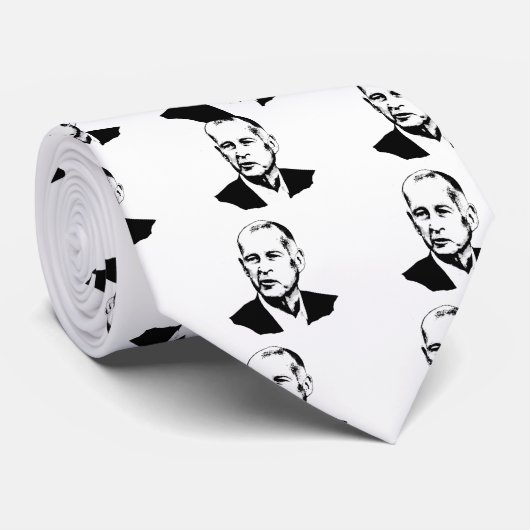 Jerry Brown voor Gouverneur Stropdas (Opgerold)