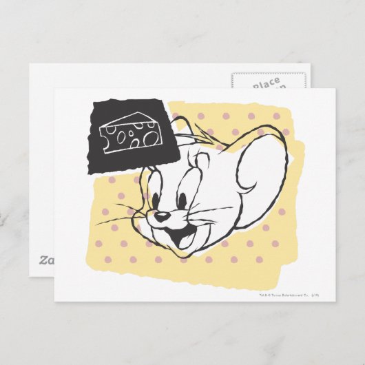 Jerry Cheese Briefkaart (Voorkant / Achterkant)