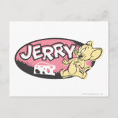 Jerry Cheese Logo Briefkaart (Voorkant)
