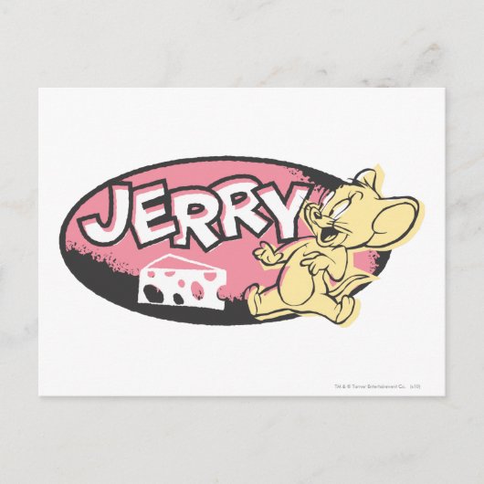 Jerry Cheese Logo Briefkaart (Voorkant)