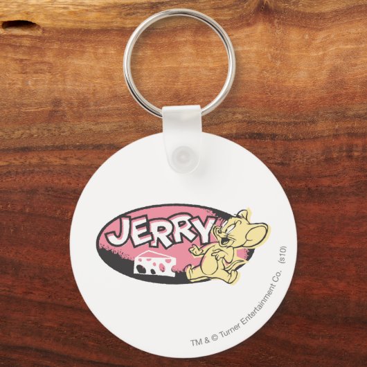 Jerry Cheese Logo Sleutelhanger (Voorkant)