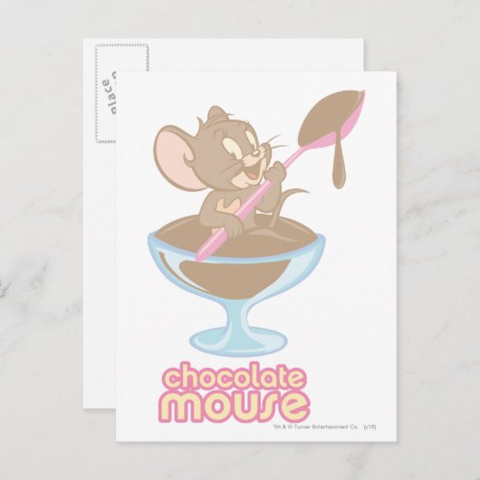 Jerry Chocolate Mouse Briefkaart (Voorkant / Achterkant)