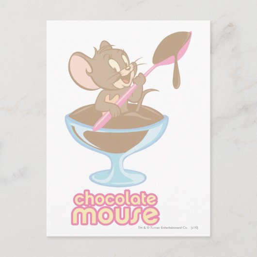 Jerry Chocolate Mouse Briefkaart (Voorkant)