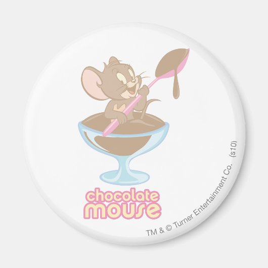 Jerry Chocolate Mouse Magneet (Voorkant)