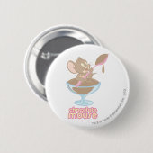Jerry Chocolate Mouse Ronde Button 5,7 Cm (Voorkant /achterkant)