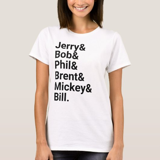 Jerry en vrienden dankbaar dood, populair, dankbaa t-shirt (Voorkant)