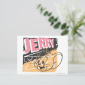 Jerry Face op Cheese Briefkaart (Staand voorkant)
